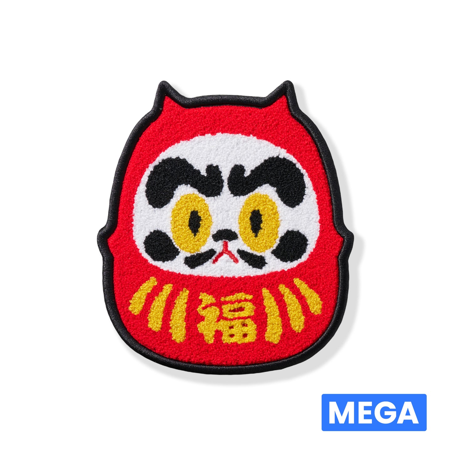Mega Red Neko Daruma - Mega Tag