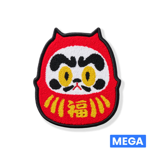Mega Red Neko Daruma - Mega Tag