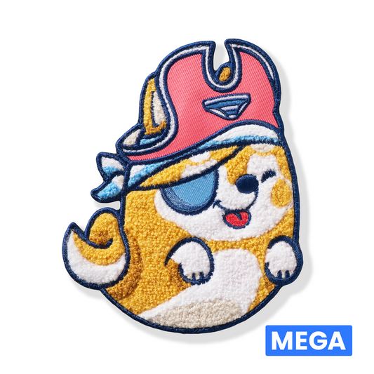 Pirate Ghost Shiba Chan - Mega Tag